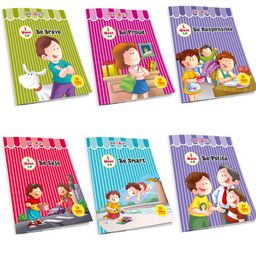 I Want To Character Base Children Short Stories A Books Set of 6 for Kids - English-18