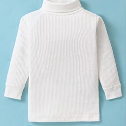 Bodycare Full Sleeves Anti Bacterial Solid Color Thermal Vest- White-image-40