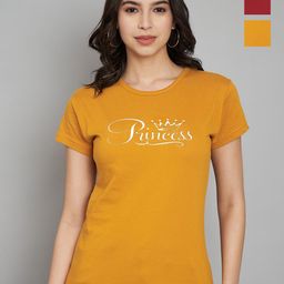 Trend Level Women 2 Applique T-shirt-75