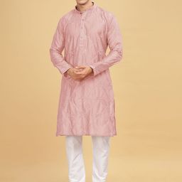 Anouk Men Thread Work Kurta-27