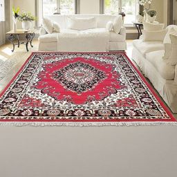 R CARPETS Printed Rectangular Shaped Carpet-image-73