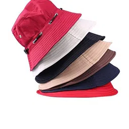 Infispace Unisex Cotton Adjustable Sun Hat-picture-56