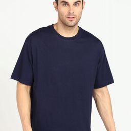 Provogue Men Drop-Shoulder Sleeves Raw Edge Boxy T-shirt-image-22