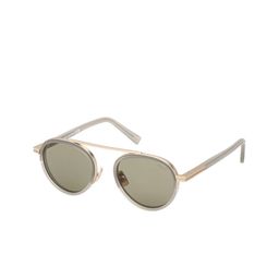 Ermenegildo Zegna Men Aviator Sunglasses with UV Protected Lens-image-37