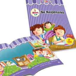 jolly kids I Want To Character Base Children Short Stories A Books Set of 6 for Kids - English image 5