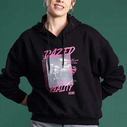 DressBerry Women Printed Hooded Sweatshirt-picture-26