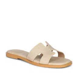 ViviBlu Women's Beige Slide Sandals-picture-47