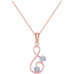 P.C. Chandra Jewellers 18 kt Gold & Diamond Pendant without Chain-picture-18