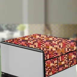 The Furnishing Tree Brown Printed Refrigerator Cover-picture-49