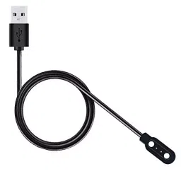 KP Smartwatch 2 Pin Magnetic USB Cable 45 cm Black for W26 /W26+, syma116 ()-image-58