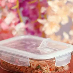 Femora Transparent Borosilicate Glass Containers with Lid (620 ml) - Set of 3-17