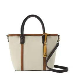 Accessorize London Beige Solid Medium Tote Handbag-42