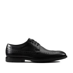 Clarks Men's Black Brogue Shoes-image-17
