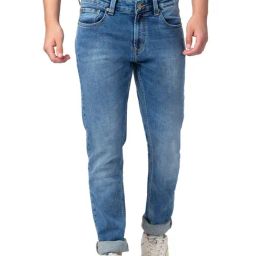 Spykar Light Blue Slim Fit Jeans-image-95
