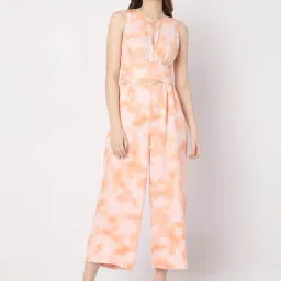 Vero Moda Peach Tie - Dye Jumpsuit-picture-13