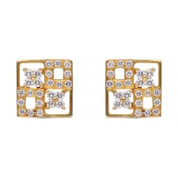 c. krishniah chetty group CKC Radiant Charm: Fancy Diamond Stud image 1