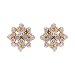 c. krishniah chetty group CKC Radiant Charm: Fancy Diamond Stud image 1