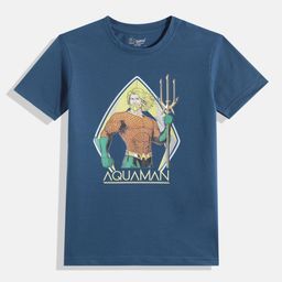 Eteenz Kids Boys Aquaman Printed T-Shirt-image-16