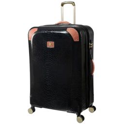 it luggage Resolute Black & Pink 8 Wheels Large Hard Cabin Trolley Bag - 56 cm-image-10