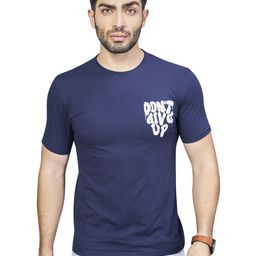 BE POSITIVE Men Round Neck Cotton T-shirt-image-61