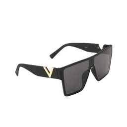 BAYBERRY Unisex Black Lens & Black Square Sunglasses with-picture-44