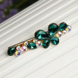 Prita by Priyaasi Multicolor Stone Studded Floral Hair Pin-39