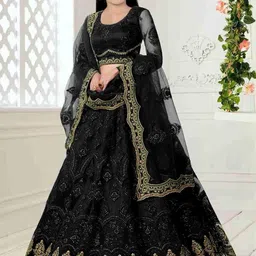 Girls Lehenga Choli with Dupatta Set-image-64