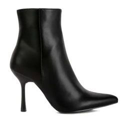London Rag Women's Black Stiletto Booties-image-32