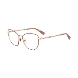 Moschino Red Geometric Eye Frames for Women-image-45