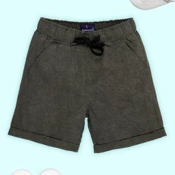 Kiddopanti Boys Green Cotton Regular Fit Printed Shorts-picture-25