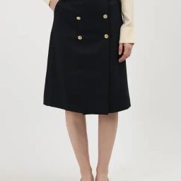TOMMY HILFIGER Black Above Knee Skirt-image-49