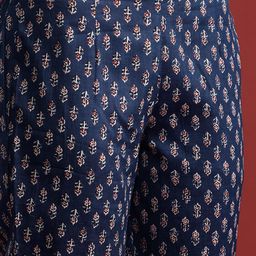 Anouk Printed Pure Cotton Kurta with Trousers & Dupatta image 2