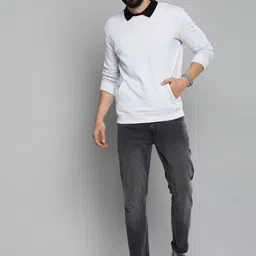 HERE&NOW Men Pure Cotton Sweatshirt-picture-11
