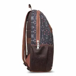 ZOUK 18 Ltrs Black Printed Backpack image 4