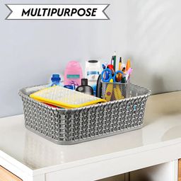 Kuber Industries Grey Set of 6 Regular Multi-Utility Organisers image 4