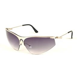Voyage Grey Wraparound UV Protection Unisex Sunglasses-image-11