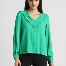 Allen Solly Green Regular Fit Shirt-image-70