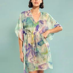 Trove Label Multi-Color Blended Printed Kaftan-picture-11