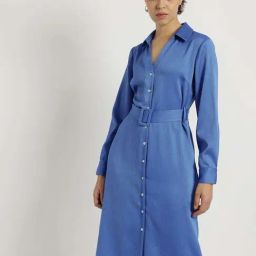 Fablestreet Blue Regular Fit Dress-picture-13
