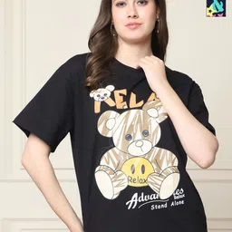 Dreambe Women Typography 2 Wonder Woman Printed Applique T-shirt-picture-36