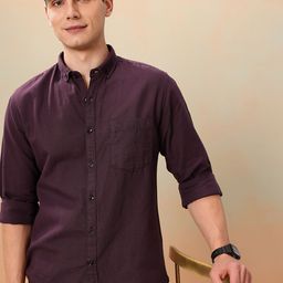 Mast & Harbour Men Standard Linen Cotton Casual Shirt-image-80