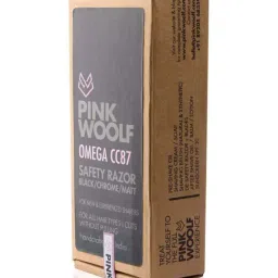 Pink Woolf Open Comb Double Edge Safety Razor Chrome OC70 image 5