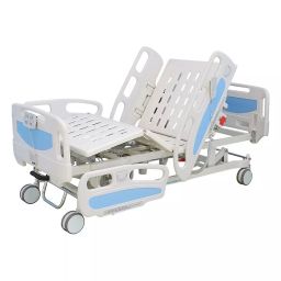 MEDITREES ICU Electric Bed 8 Functions 2120x1080x505 mm Made Of Rectangular CRCA Pipe, MT/EB-001-80