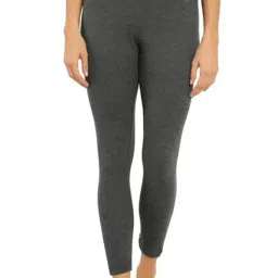 Jockey Charcoal Textured Thermal Leggings - 2520-image-2