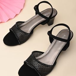 Rocia Women Ethnic Block Sandals-image-72