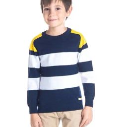 Cherry Crumble By Nitt Hyman Kids Multicolor Striped Sweater-image-83