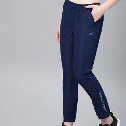 HRX by Hrithik Roshan Women Navy Blue Rapid Dry Track Pants-picture-6