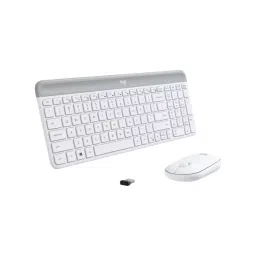 Logitech MK470 Slim Combo Wireless Mouse and Keyboard (Off White) image 4