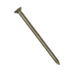 Harrison 8X75 mm Nickle Finish Stainless Steel Self Tapping CSK Phillips Screw, SD-16 (Pack of 100)-picture-20