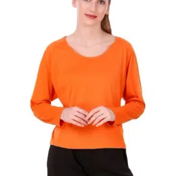 ALCIS Orange Slim Fit Running T-Shirt-image-39